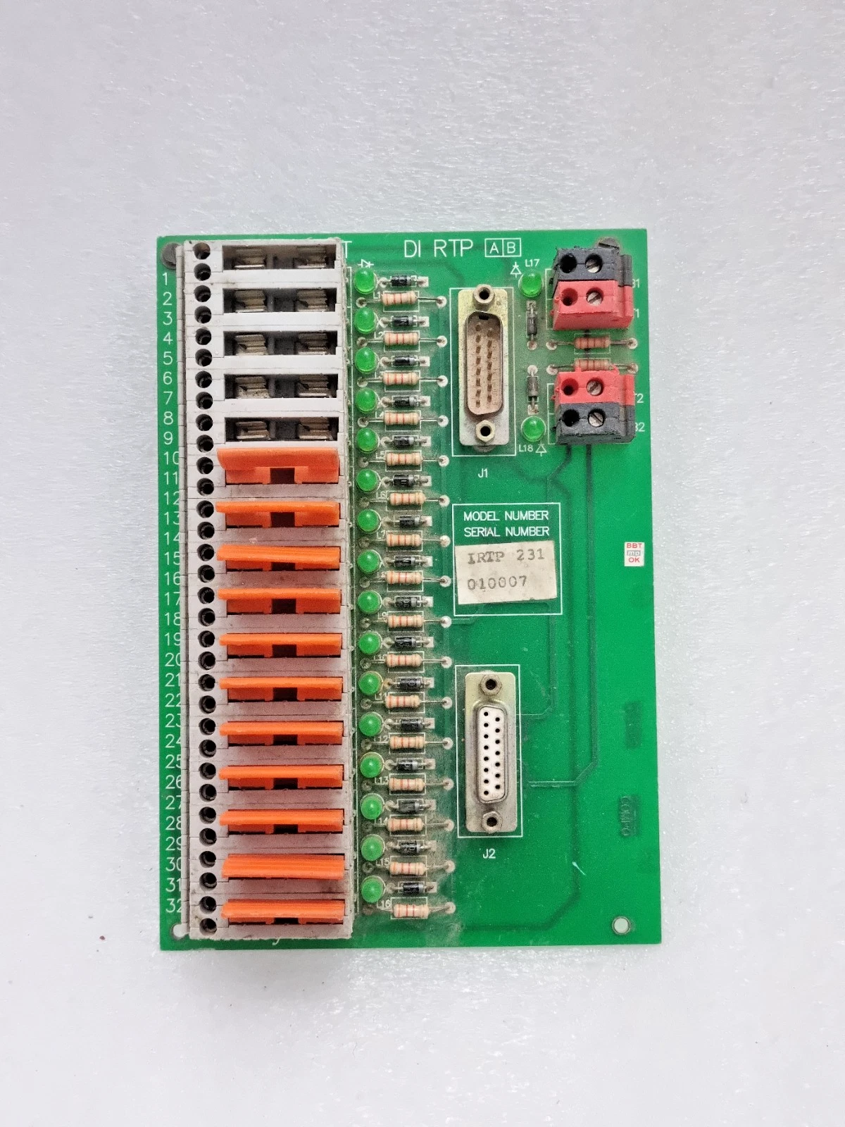 Honeywell IRTP 231 DPCB21000003 Rev B Printed Circuit Board IRTP231 Free Ship